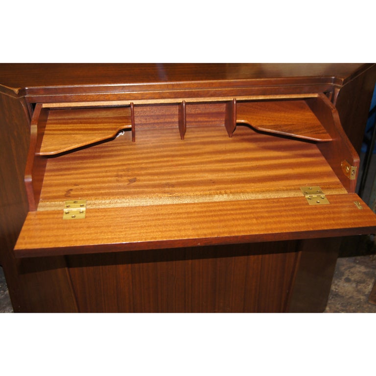 Mid Century GPlan Mahogany Corner Secretary Desk For Sale at
