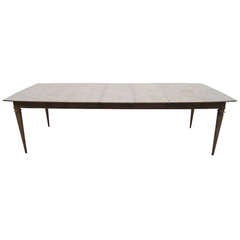 Mastercraft Cerused Burl Expandable Dining Table by Bernhard Rohne REDUCED