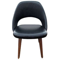 Saarinen for Knoll Office Side Chair with Wood Legs 10