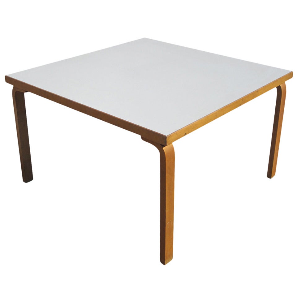 Alvar Aalto for Altek White Laminate Table