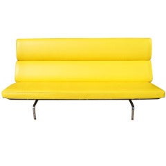 Eames For Herman Miller Yellow Compact Sofa