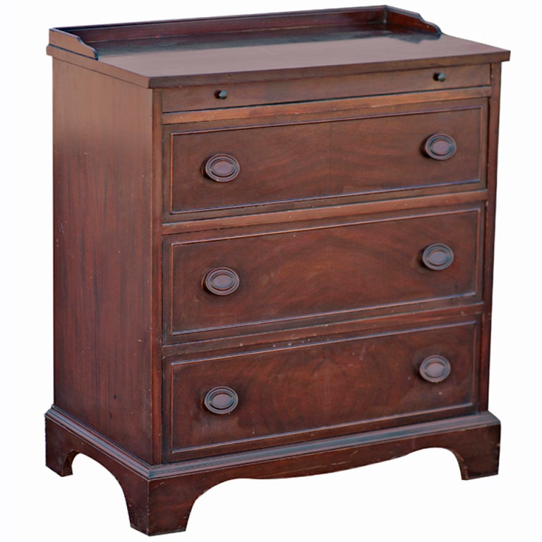 Duncan Phyfe Style Mahogany Small Chest Dresser At 1stdibs