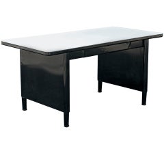 Vintage Mid Century McDowell And Craig Panel Leg Desk Work Table 10