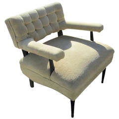 Mid Century Modern Tufted Lounge Chair 12