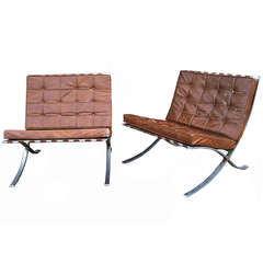 Mies van der Rohe for Knoll Barcelona Chairs