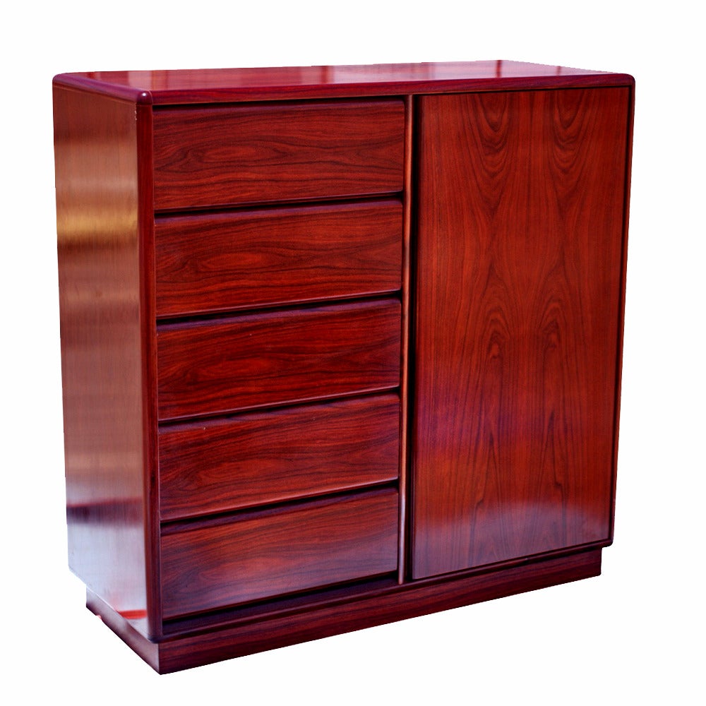 Brouer Danish Rosewood Highboy Dresser/Cabinet