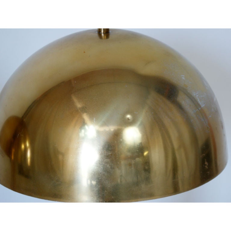 Pair Of Brass Lamps By Robert Sonneman 1