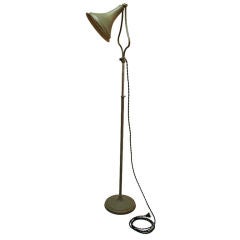 Early Industrial Age Metal Floor Lamp 11