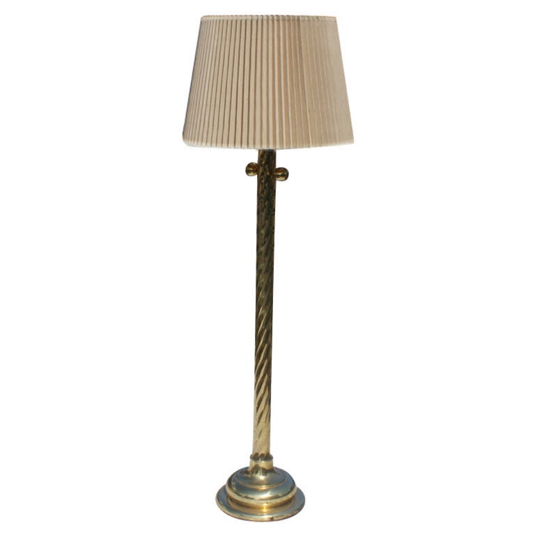 Vintage Brass Stiffel Floor Lamp For Sale at 1stDibs floor lamps for