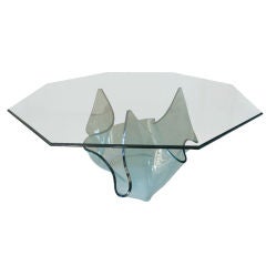 Laurel Fyfe Sculptural Glass Aurora Dining Table