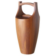 Large Jens Quistgaard For Dansk Teak Ice Bucket