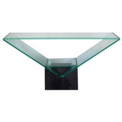 Angelo Marble And Glass Console Table By Reflex
