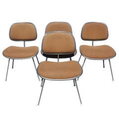 Four Eames For Herman Miller Dining Side Chairs