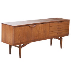 Mid Century Modern Walnut Buffet Credenza