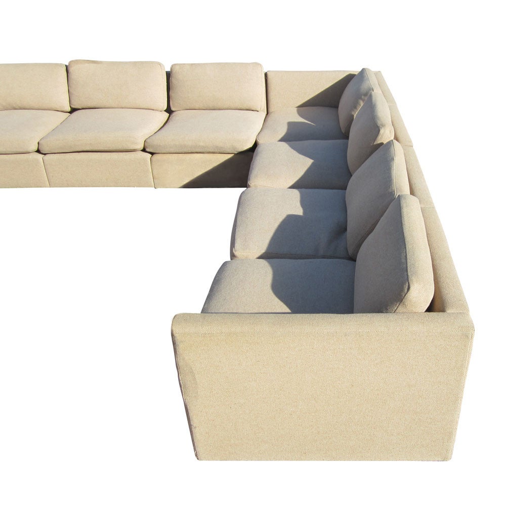 Charles Pfister for Knoll VShaped Sectional Sofa at 1stDibs v shaped