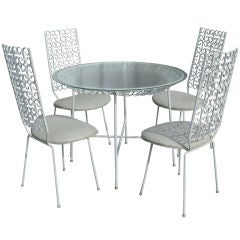 Used Arthur Umanoff Outdoor Grenada Collection Table And Chair Set