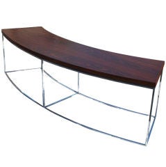 Milo Baughman For Thayer Coggin Curved Sofa Table Bench