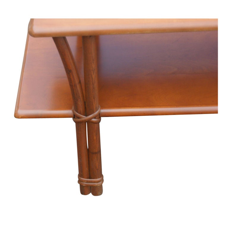 Heywood Wakefield Bamboo Coffee Table at 1stDibs