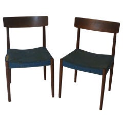 Pair Of Nils Jonsson For Troeds Bjärnum Rosewood Side Chairs