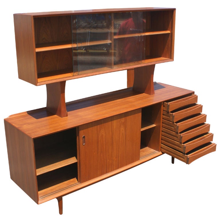 Danish Arne Vodder For Sibast Scandinavian China Cabinet Sideboard