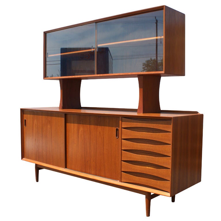 Arne Vodder For Sibast Scandinavian China Cabinet Sideboard