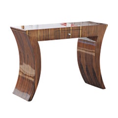 Art Deco Style Rosewood Console Table