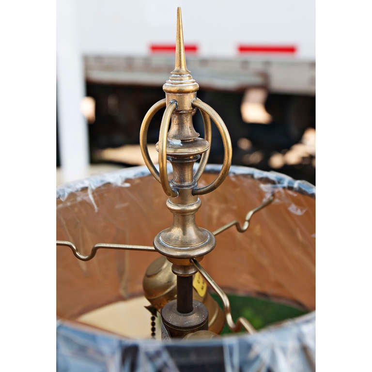 Chapman Faux Bamboo Brass Table Lamp