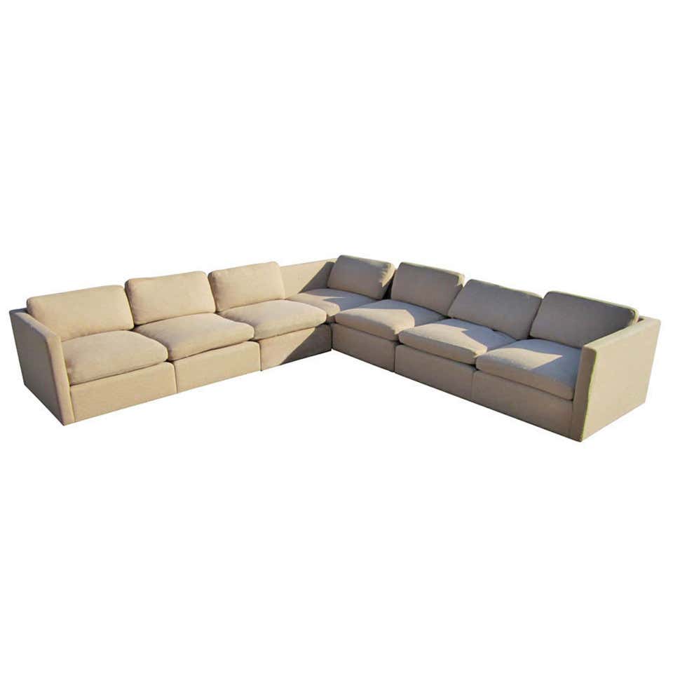 Charles Pfister for Knoll V-Shaped Sectional Sofa at 1stDibs | v shaped ...