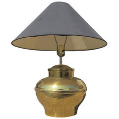 Vintage Brass Urn Table Lamp by Fredrick Cooper