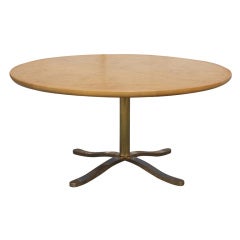 Nicos Zographos For Zographos Exotic Burled Dining Table