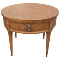 American Of Martinsville Walnut Side Table