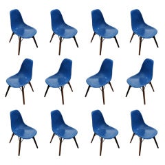 Twelve Eames For Herman Miller Chairs