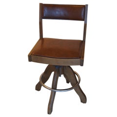 Thomas Hayes Style Wooden Bar Stool 1