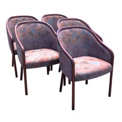 Vintage Mid Century Ward Bennett For Brickel Side Chairs 8