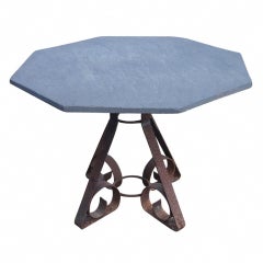 Slate And Iron Outdoor Indoor Dinette Table