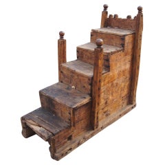 Rustic Antique Moroccan Staircase