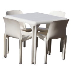 Vico Magistretti For Artemide Dining Set 9