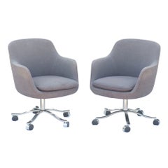 Pair Of Nicos Zographos For Zographos Bucket Chairs