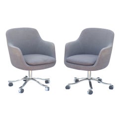 Pair Of Nicos Zographos For Zographos Bucket Chairs 6