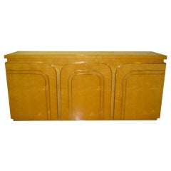 Birdseye Maple And Brass Buffet