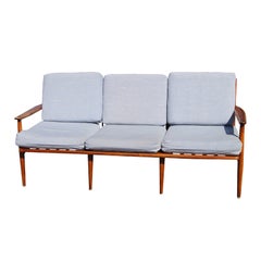 Vintage Baumritter Walnut Danish Sofa