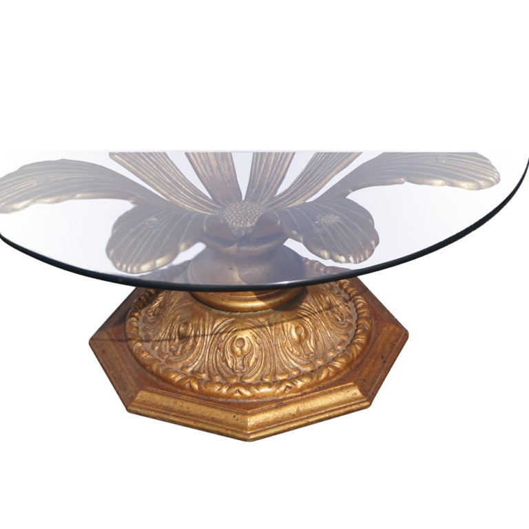 Hollywood Regency Style Coffee Table at 1stDibs