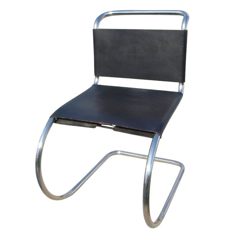 Four Mies Van Der Rohe For Knoll MR10 Dining Side Chairs