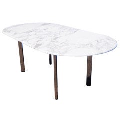 Joe D'Urso For Knoll Oval Dining Table Desk