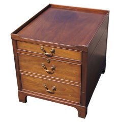 Kittinger Walnut End Table File Cabinet