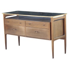Mid Century Wrighton Walnut Floating Credenza Vanity Bar 7