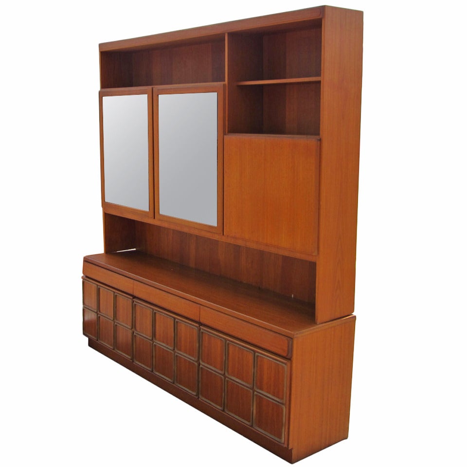 Buffet with Glass Display Cabinet