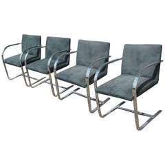 Mies van der Rohe for Knoll Flatbar Brno Chairs 8