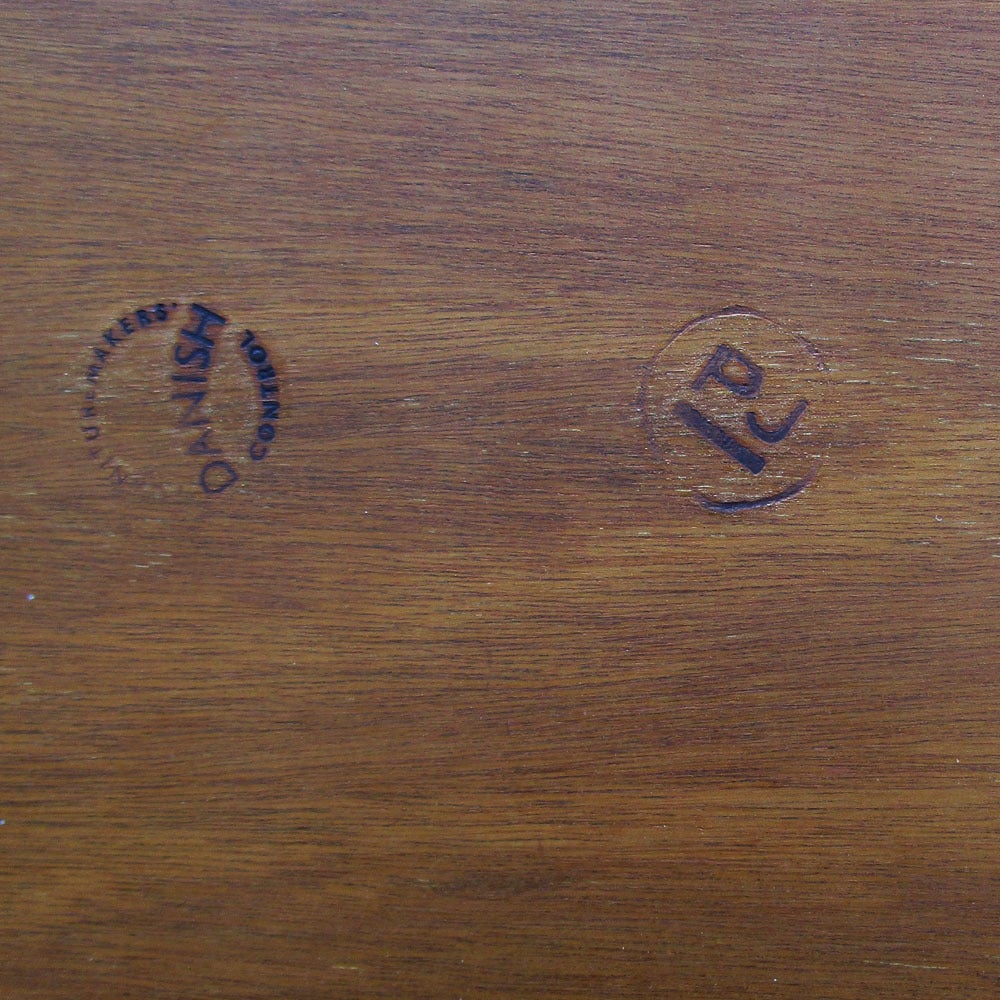 Mid-20th Century Pair of Rare Vintage Danish Teak Side Tables Designed by Grete Jalk