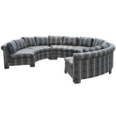 Vintage Milo Baughman Circular Sectional Sofa 12